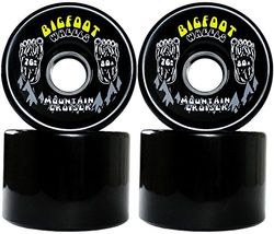 Bigfoot Longboard Wielen 80A Shr Mountain Cruisers, Zwart, 76mm