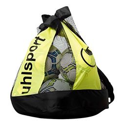 uhlsport Uni mesh-stof baltas, zwart/fluo geel, 35 x 15 x 48 cm