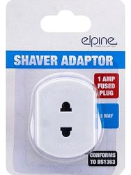 Shaver Adaptor 1 Amp White Blister Pack
