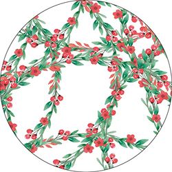 Bonateks, Round Digital Printed Mouse Pad, Non-Slip Base, for Office and Home, Diameter:22cm