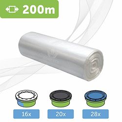 ECO Nappy Bin Liners 100% Compatible with Tommee Tippee TEC, Simplee, Twist and Click | Litter Locker II, Equivalent to 20 refills | Fragrance + Anti Odor EVOH+ SONESTA 200m