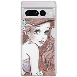ERT GROUP mobile phone case for Google PIXEL 7 PRO original and officially Licensed Disney pattern Ariel 005 optimally adapted to the shape of the mobile phone, case made of TPU