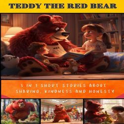 Teddy The Red Bear: 3 in 1 Children's Book. Short stories about Sharing, Kindness and Honesty