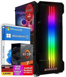 ScreenOn - Ryzen 7 5700G - 500GB SSD - RX 6500XT - Game PC A40130 - WiFi - Windows 11 Pro