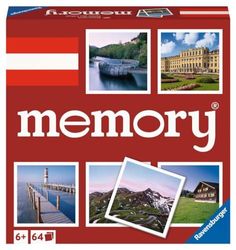 Ravensburger memory Österrike – 20884 – spelklassikern med bilder från Österrike, minnesspel för 2 – 8 spelare från 6 år