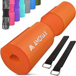 AMONAX Barbell Squat Pad, extra dikke schuimvulling voor nek- en schouderondersteuning, krachttrainingsapparatuur hulpstukken gym fitness workout hoes voor heupstoten, gewichtheffen, zware squats