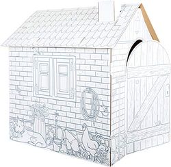 Small Foot - Casa de Juegos de cartón 10015, de 3 a 18 años.