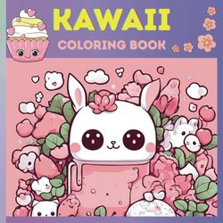 Kawaii Cute Coloring Book: Adorable Fun for Kids, Teens & Adults!
