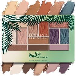 Physicians Formula - Butter Eyeshadow Palette - sombras suaves e ultra-cremosas em 12 tons diferentes - aplicação em seco ou húmido - com Tucuma, Cupuaçu e ácidos gordos essenciais - dias tropicais