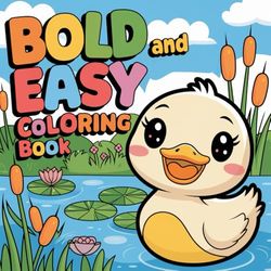 Duck Coloring Book for Kids Ages 4-8: Cute Duck and Duckling Coloring Pages: Fun Farm Animal Activity Book with 50 Adorable Duck Scenes | Great for Toddlers, Preschoolers, and Early Learners