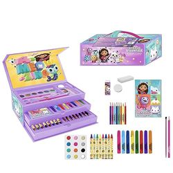 CERDÁ LIFE'S LITTLE MOMENTS Unisex Kid's Gabby's Dollhouse Kleurdoos Etui, Veelkleurig, Standaard, Meerkleurig, Eén maat
