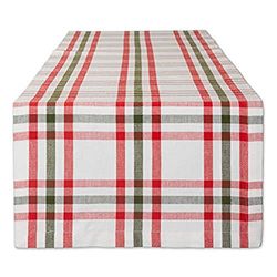 DII Kitchen Collection Chemin de table en coton Motif casse-noisettes 35 x 183 cm