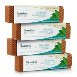 Himalaya Botanique Whitening Toothpastes (Whitening Simply Mint, 4-Pack)