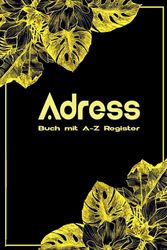Adressbuch: Klein Telefon und Kontaktbuch zum Eintragen für Adressen mit A-z Register