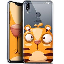 Beschermhoes voor 6,3" Asus Zenfone Max M2, ultradun, motief: Cartoon Tiger