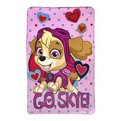 Paw Patrol Skye Polar Fleece deken, meerkleurig, 150 x 100 cm