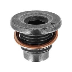 Restagraf - Tappo di scarico con guarnizione assemblata - M16-1,5 x 17 mm - acciaio - compatibile con Citroen, DS, Ford, Mini, Opel, Peugeot, Toyota, Volvo (alcuni motori) - Rif. 221472 - Blister da 2
