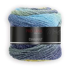 Pro Lana Diamant Color 90 - Ovillo de lana (1 ovillo = 1 bufanda, 150 g, 525 m)