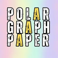Rainbow Polar Graph Paper: Mandala Sketchbook | Circular Grid Polar Coordinate Graph Paper Notebook| Engineering Polar Graph Paper, ... Notebook, Mandala Drawing Template Sketchbook Paperback