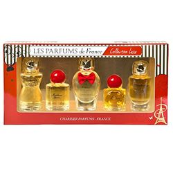 Charrier Parfums CR123 of France "Collection Luxe" Gift set of 5 Miniature Eau de Parfum - 49, 7 ml