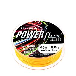 Ultima Powerflex - Fire Orange - Spool 50m - 0.60mm - 40.0lb/18.1kg
