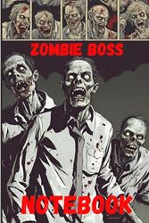 ZOMBIE BOSS NOTEBOOK: ZOMBIE ATTACK A5 IN LINES