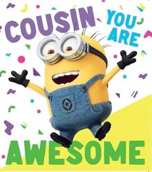 DESPICABLE ME COUSIN BIRTHDAY KORT