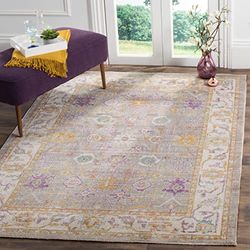 Safavieh WDS313, woonkamertapijt, geweven poly-katoen 160 x 230 cm grijs/crme