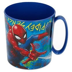 ALMACENESADAN 2576; Spiderman-kop; Spiderman-kop; kunststofproduct; herbruikbaar; BPA-vrij; inhoud: 410 ml