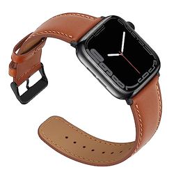 Anlinser Bandjes compatibel met Apple Watchband 46 mm 45 mm 44 mm 42 mm 41 mm 40 mm, vrouwen en mannen lederen bandjes vervangende band compatibel voor iWatch Ultra Series 10 9 8-1 SE (49/46/45/44/42