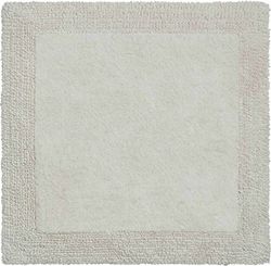 Grund Bath Mat, Ultra Soft, Absorbent and Anti Slip, Organic Cotton, 5 Years Warranty, LUXOR, Small Mat 60x60 cm, Natural