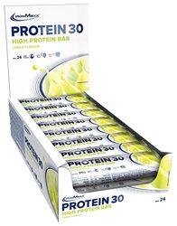 IronMaxx Protein 30 Protein Bar, Lemon 24 x 35g, Palm Oil-Free and Gluten-Free Protein bar with Vitamins, Suitable for Reduced Sugar and Low carb Diet