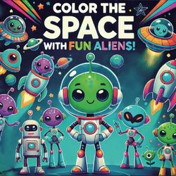 Color the SPACE with fun aliens!