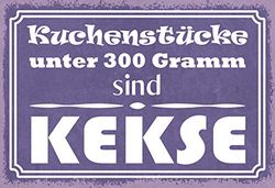 Schatzmix Tin-Plate Sign, Sheet metal, Multicoloured, 20x30 cm