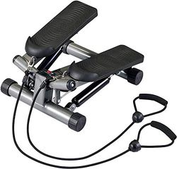 Body Sculpture Bands, Twist Stepper & Bande Uomo, Argento/Nero, Taglia Unica