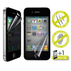 Muvit MUSCP0214 displaybeschermfolie (set van 2) voor Apple iPhone 4S