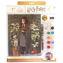 DIAMANTINY Harry Potter – Yume Fantasy Hermione – Kit crea il Mosaico, Attività Crystal Art, Diamond Painting, 1 Quadro A4