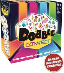 Asmodee - Dobble Connect – gezelschapsspel met kaarten – snelheidsspel – familiespel – voor kinderen vanaf 8 jaar – 2 tot 8 spelers – 15 minuten – Franse versie