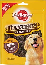 Pedigree Ranchos Originals - Premi ricchi di carne per cani - Dolcetti al pollo - teneri e gustosi - 7 bustine da 70 g