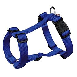 Trixie 203302 Premium - Pettorina ad H, Per cani, Blu, Taglia S-M