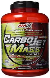 AMIX - Complemento alimentar - Carbojet Mass Professional - carboidratos e proteínas para aumentar a massa muscular - concentrado de proteção de soro - recuperação muscular - frutas da floresta - 3 kg