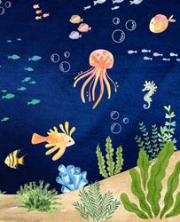 Composition Notebook: Under the Sea composition book with 100 lined pages