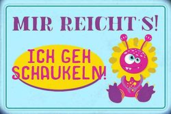 Schatzmix Tin-Plate Sign, Sheet metal, Multicoloured, 20_x_30_cm