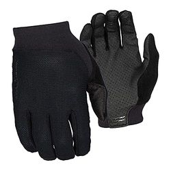 Lizard Skins Monitor Ignite-Jet Black-Large Gants de Cyclisme Mixte, Noir Profond, L