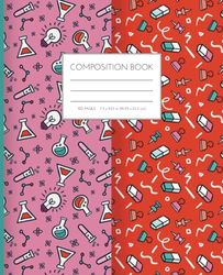 Modern Design Composition Notebook, College Ruled Paper (120 PAGES) 7 1/2" x 9 1/4"