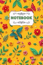 Bird and Nature 120 Page Lined Notebook