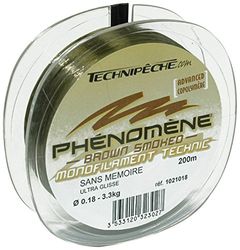 Technipeche Phénomène - Sedal monofilamento de Pesca, Color marrón, Talla 0,45/1000 m