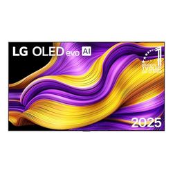 LG OLED evo AI G5 TV 77 pollici, Smart TV 4K, Staffa a muro inclusa, Processore α11 Gen2, Brightness Booster Ultimate, webOS con AI, Dolby Vision e Atmos, VRR e GSYNC 4K@165Hz, OLED77G54LW 2025