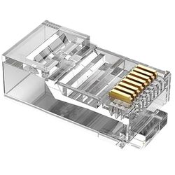 Connecteur - Connecteur RJ45 Cat5e UTP, 50 unités, idéal pour réseau, matériau résistant, Installation Facile, Vitesse jusqu'à 1 Gbps.*
