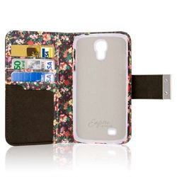 EMPIRE KLIX Klutch Designer Wallet voor Samsung Galaxy S4 I9500 I905 L720 - Vintage Bloemen (Displaysc